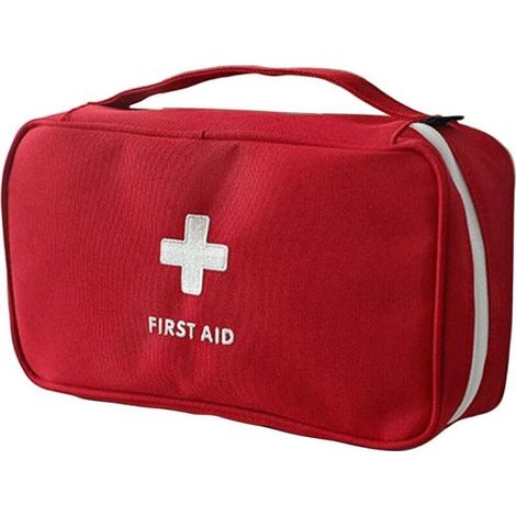 Medizinbeutel Aus Stoff, Reise-set, Erste-hilfe-tasche Für Familien, Rote Notfalltasche