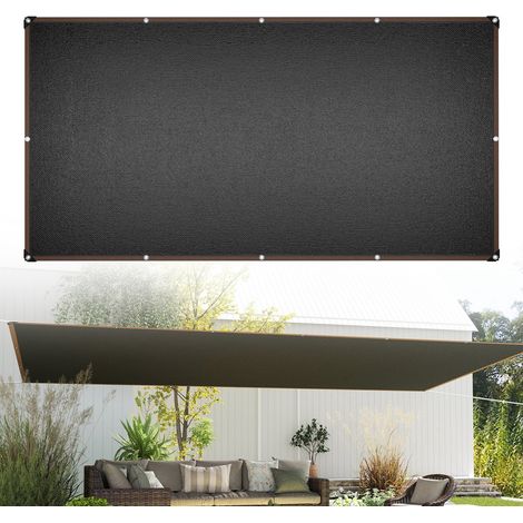 Sonnensegel 2 X 2 M – Hdpe, 85–90 % Uv-schutz – Anthrazit – Sonnenschutz Für Garten, Terrasse, Balkon Und Pool