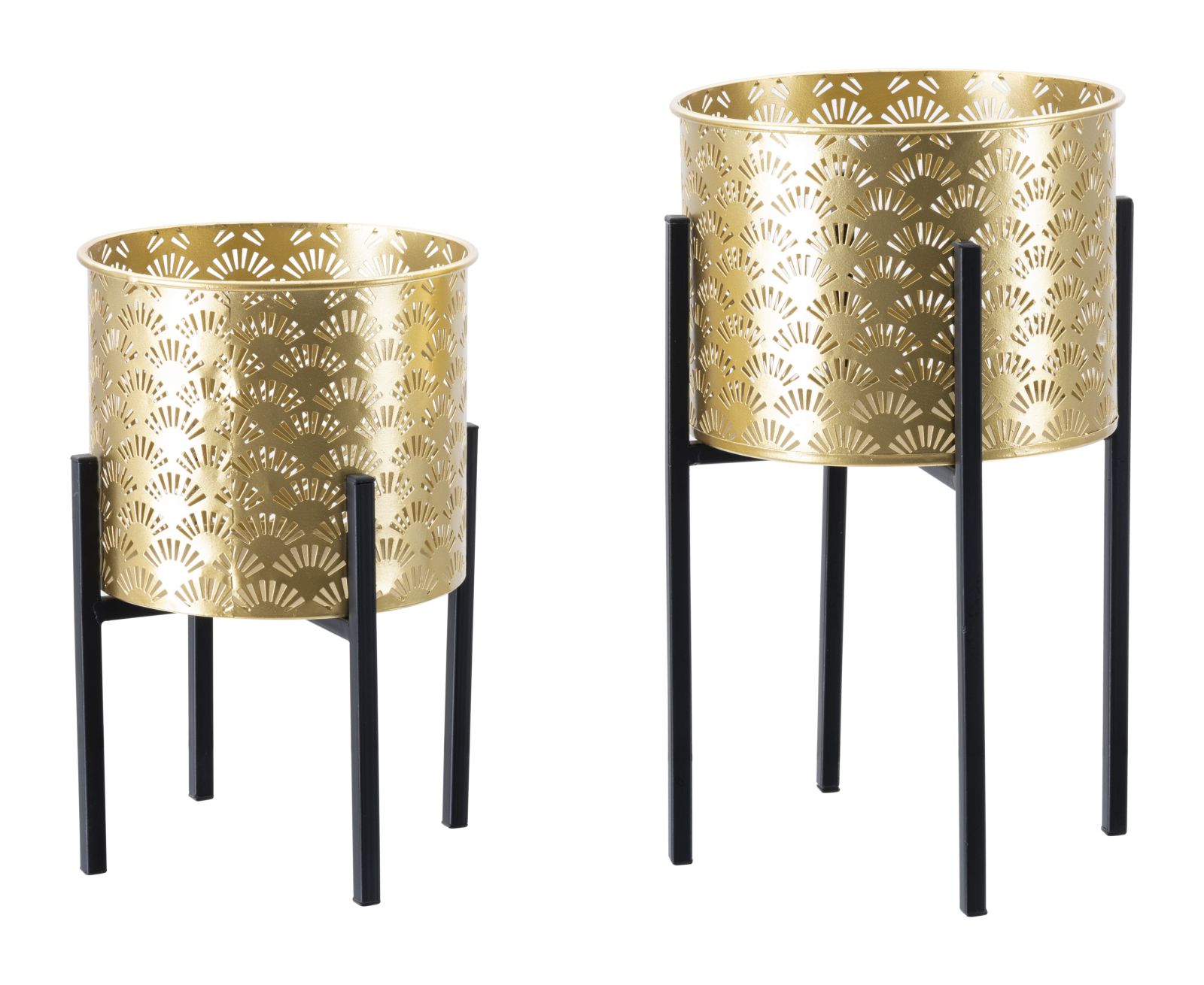 Glissy Vasenhalter-set, 2-teilig -a- Cm Ø 21x38-19x28