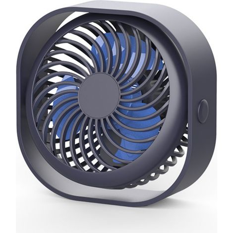 1 Ventilator, Usb-anschluss, 3 Geschwindigkeitsstufen, Leise, 360° Verstellbarer Winkel, Ideal Fürs Homeoffice