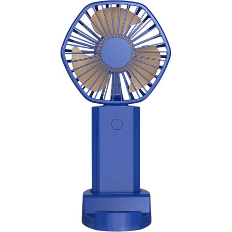 1 Ventilator, Usb-aufladbar, Leise, 3 Geschwindigkeitsstufen, Kunststoff, Für Reisen, Büro Und Outdoor