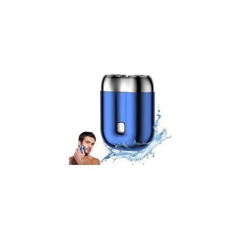 Verbesserter Wasserdichter Mini-elektrorasierer Für Herren – Kabelloser, Tragbarer Rasierer Mit Tiefenreinigung, Multifunktionalem Trimmer Und Sanfter Pflege (blau)