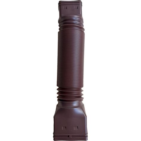 1 Dachrinnenverlängerung, Flexibles Design, Braune Farbe, Zur Regenwasserableitung