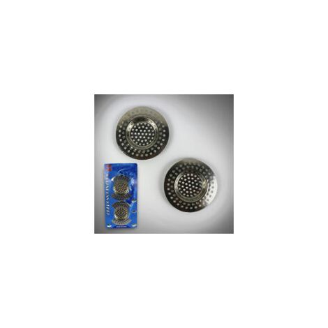 (2er-set) – Duschhaarsieb 7,7 X 7,7 Cm, Duschhaarfilter, Küchenspülensieb, Küchenzubehör, Badezimmer, Küche