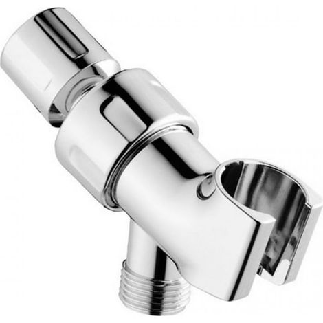 1 Verstellbare Duschhalterung, Verchromter Arm, 1/2-zoll-ips-ein-/auslass, Abs-material, Für Badezimmer