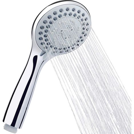 1 Duschkopf, 5 Strahlarten, Umweltfreundliches Abs, Wassersparend, Badezimmer