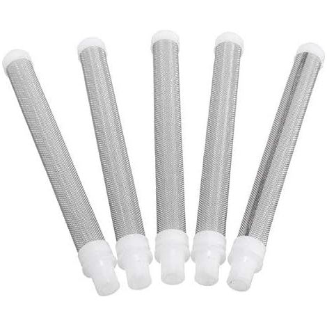 5er-pack Farbfilter, 60 Mesh, Edelstahl, Für Airless-spritzpistolen, Industrielle Anwendung