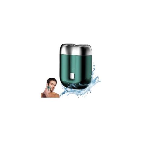 Mini-herrenrasierer – Ipx6 Wasserdichter Barttrimmer – Multifunktional Für Gesicht Und Körper – Tragbares Und Präzises Rasiergerät – Grün