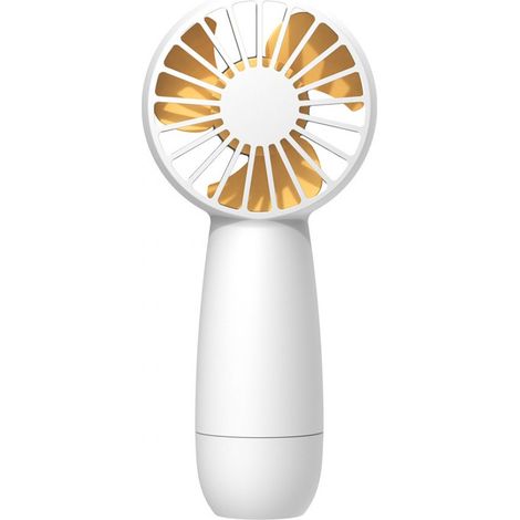 1 Mini-ventilator, 3 Geschwindigkeitsstufen, 4800-mah-akku, Usb-anschluss, Abs-kunststoff, Für Reisen, Büro Und Outdoor-aktivitäten