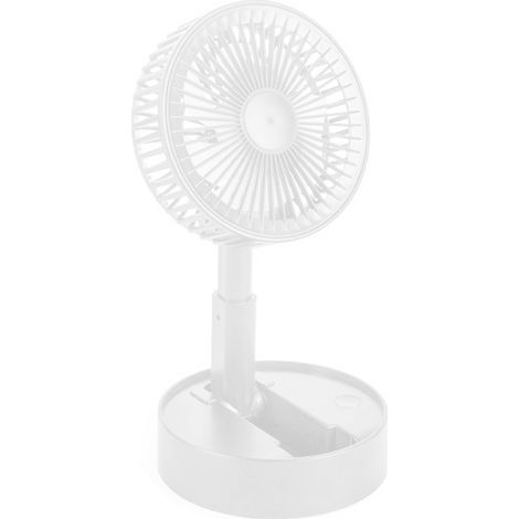 1 Tischventilator, 7 Flügel, Leise (30 Db), Faltbar, Akku, Usb-anschluss, Für Den Außenbereich