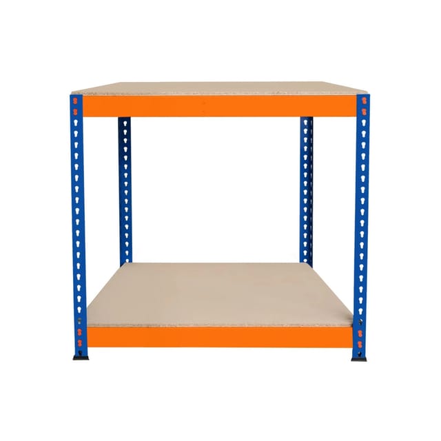 Monster Racking - 2-stufige Werkbank Werkstatttisch Arbeitstisch Garage 300kg 90 x 60 x 90cm