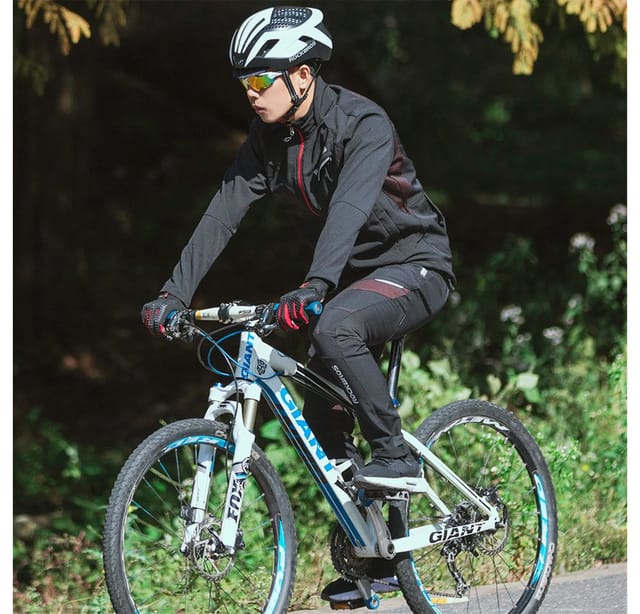 Thermo-Radhose, Wasser- und Windschutz, Größe XL, schwarz