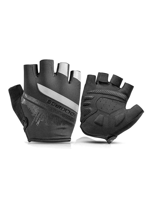 Fingerlose Anti-Rutsch-Fahrradhandschuhe XL schwarz