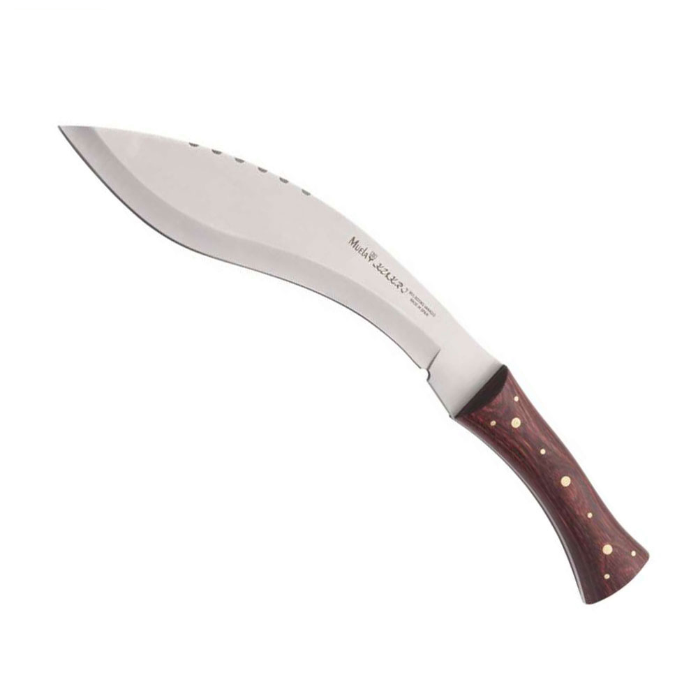 Ganzmesser Muela Kukri Kukri-26m, Palisander Pressholz Caches, 26 Cm Klinge + Mehrzweck-geschenkkarte