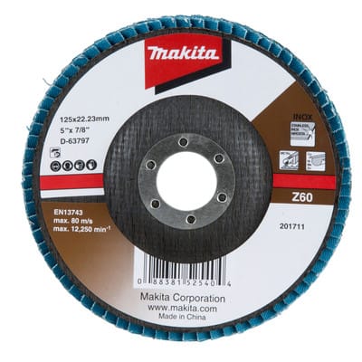 Fächerschleifscheibe 125 mm Z60 - D-63797 - Makita