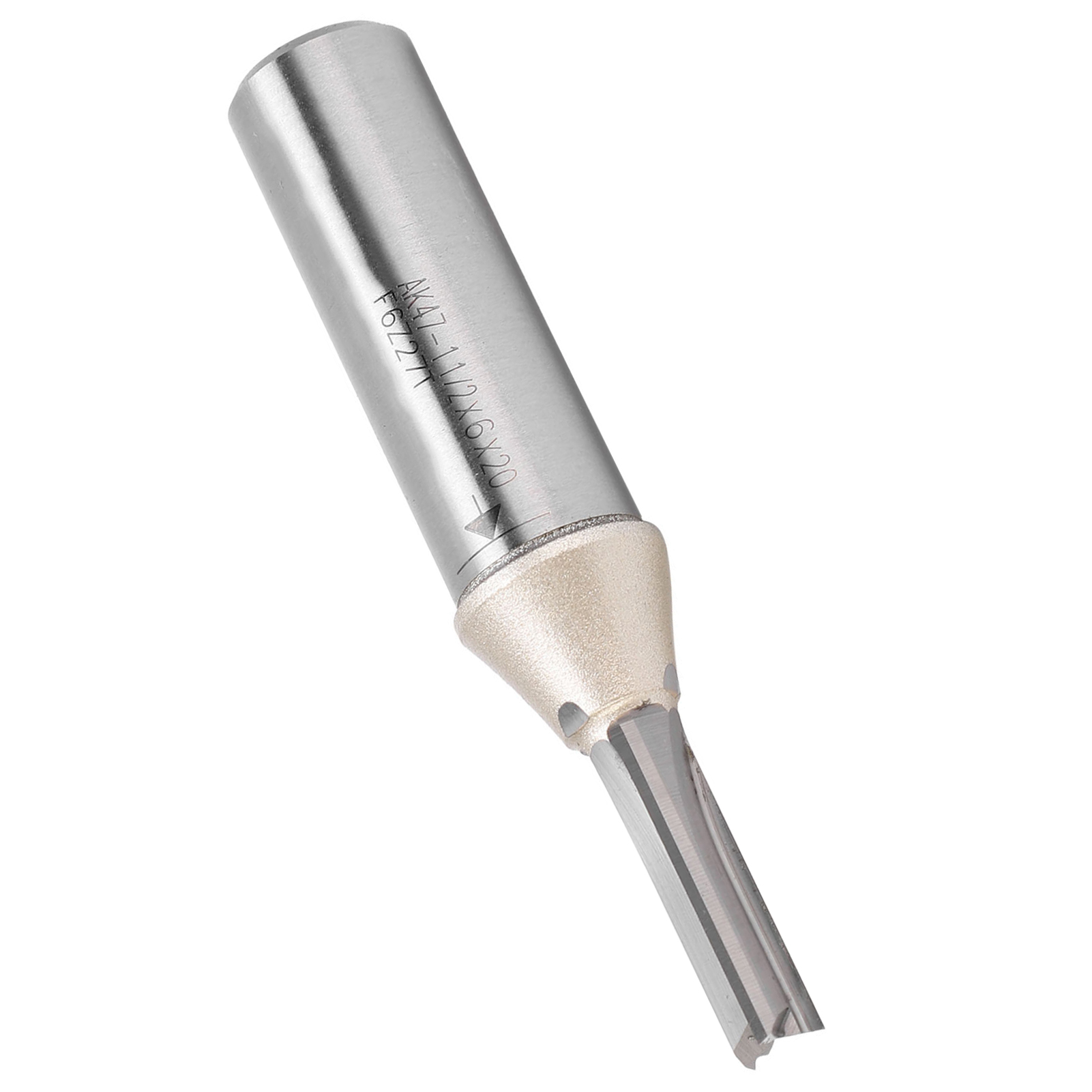 3-schneidiger Fräser 1/2" Gerader Schaft Hartmetall Cnc-maschinenwerkzeug Schaftfräser Zubehör