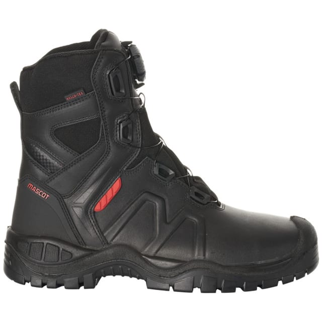 Sicherheitsstiefel S3 mit boa® Fit Syste Sicherheitsstiefel S3 Sicherheitsschuhe Gr. 40, schwarz - Mascot