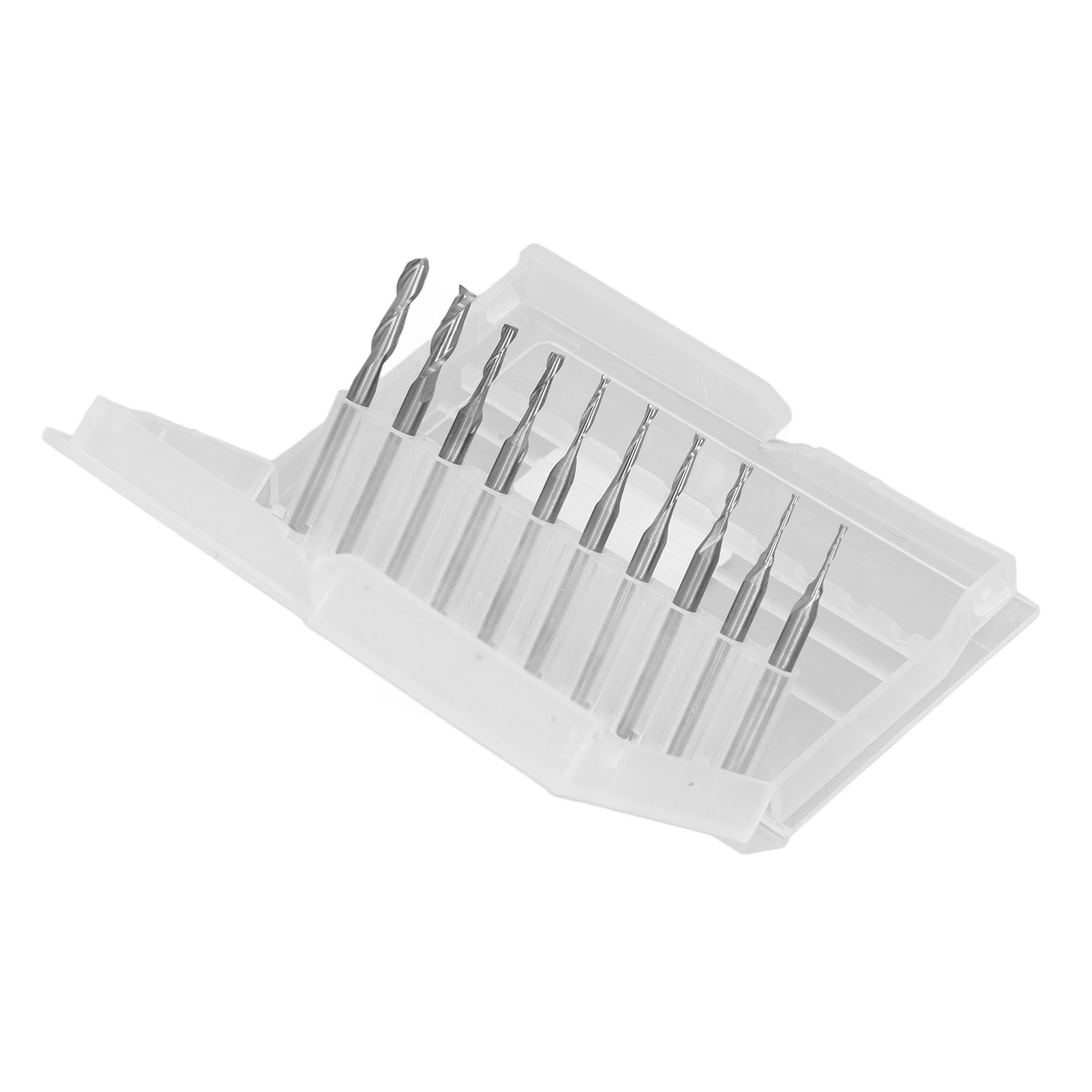 Schaftfräser-set Hss Flachkopf-cnc-fräser Mit Geradem Schaft Für Holz 1,0–3,175 Mm