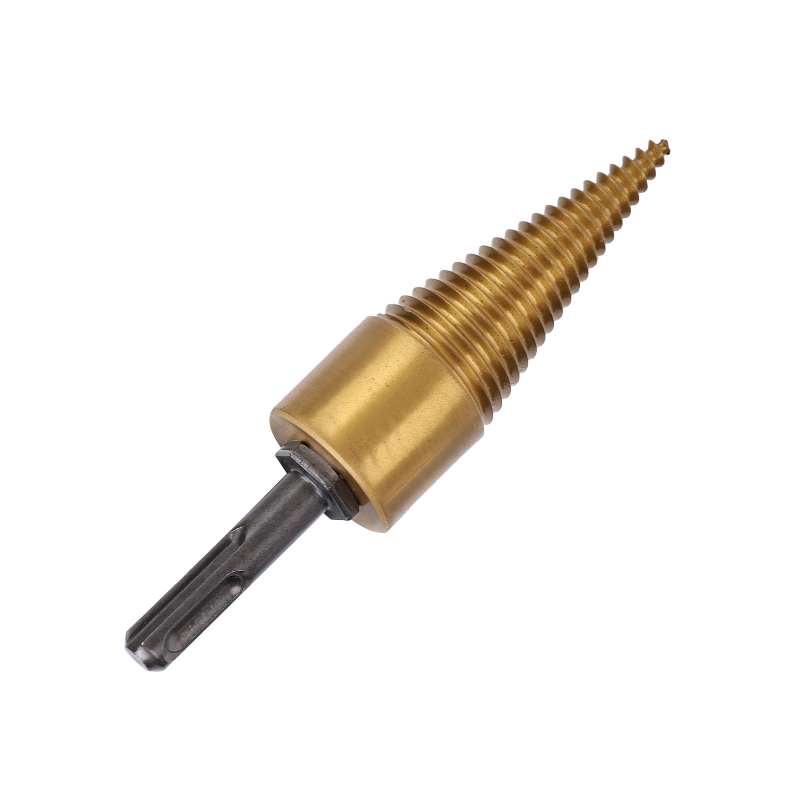 Brennholzspaltbohrer Mit Rundschaft, Hss-holzkegelbohrer, 32 Mm