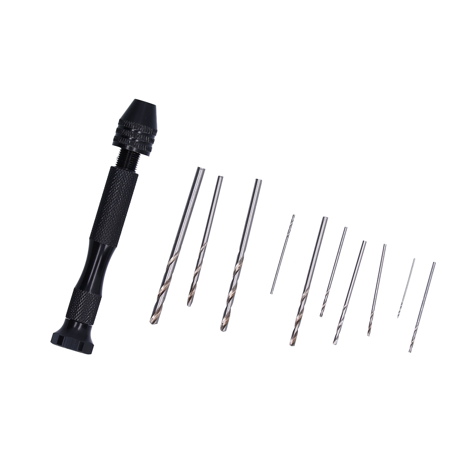 11-teiliges Set Stiftbohrer Aus Hss-aluminiumlegierung, Manuelle Mini-spiralbohrer Für Walnussholz