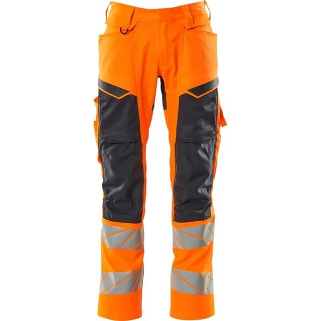Warnschutz Bundhose 19579-236-14010 Gr. 58 hi-vis orange/schwarzblau - Mascot