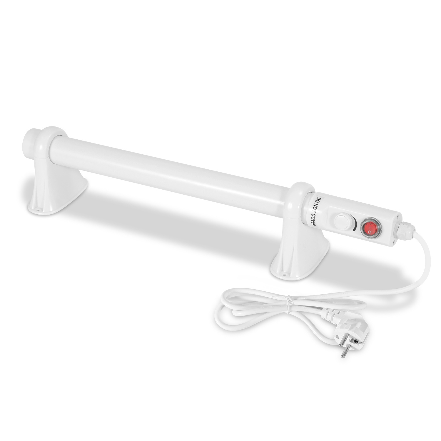 Jiubiaz Gewächshausheizung 55w, Regelbar 0–90 °c, Mit 3000w Digital-thermostat, 500 Mm