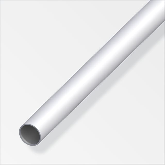 alfer Rundrohr Aluminium Ø 18 mm x 1 m silber
