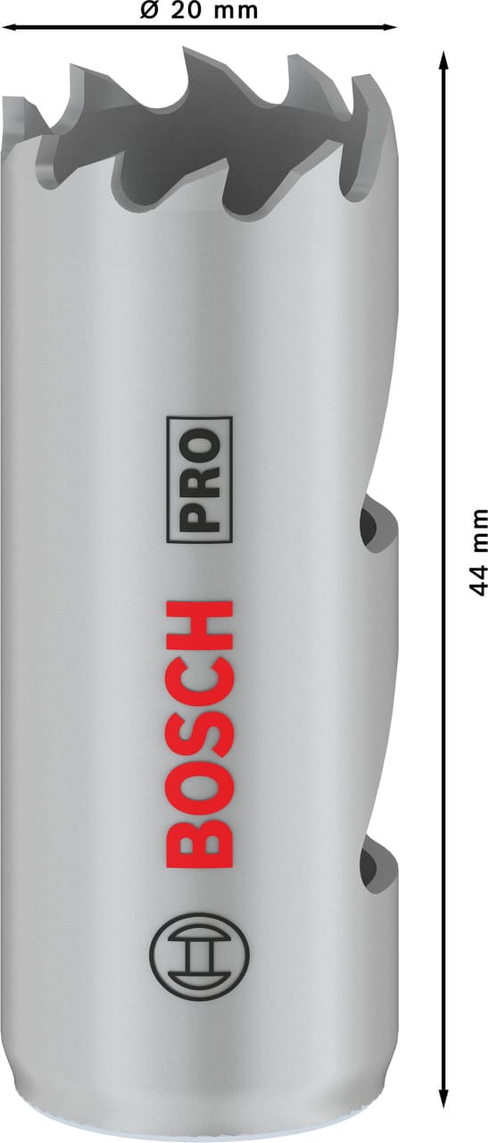 Pro Hole Saw Threaded, 20 mm