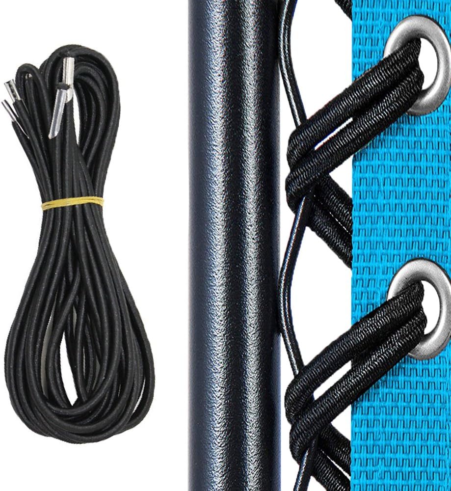 4er-pack Universal Zero Gravity Chair Ersatz-bungee-kabel – Reparatur-werkzeug-kit Für Sonnenliegen, Liegestühle, Liegestühle, Anti-schwerkraft-stühle – Schwarz