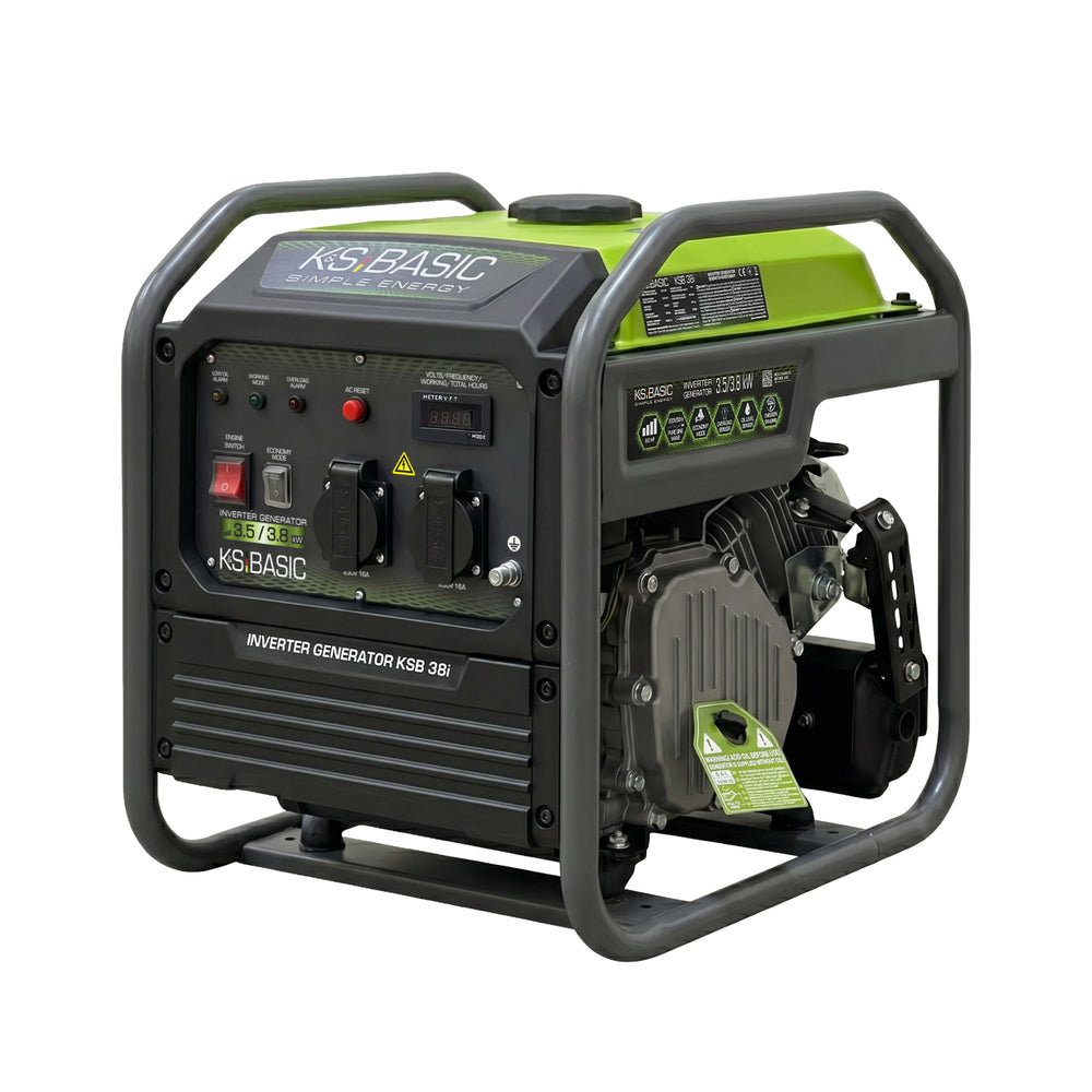 Ksb 38i Tragbarer Invertergenerator 3,8 Kw Benzingenerator Für Haus, Camping, Werkstatt & Mobile Einsätze – Led-display & Reine Sinuswelle