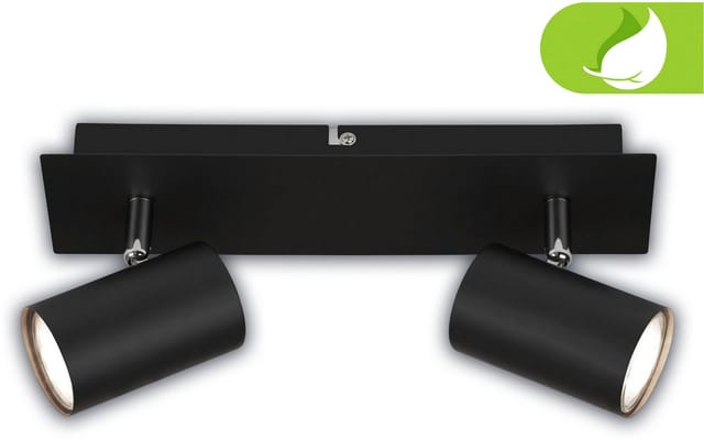 Briloner Isil A LED Deckenstrahler, mit EEK A Lichtquelle, Schwenkbar, Schwarz