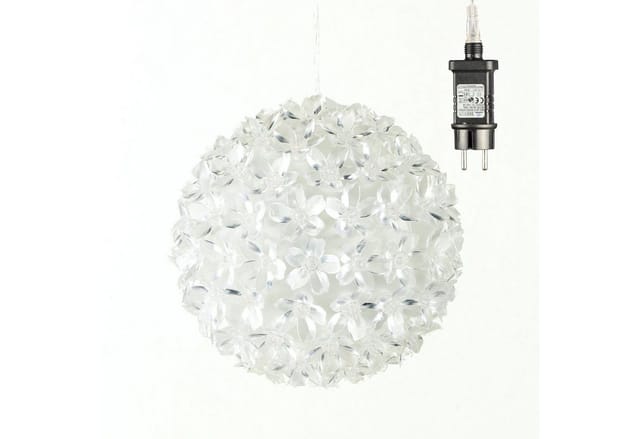 LED Deko Kugel Lichterball - 100 warmweiße LEDs - Ø 15 cm Strom betrieben