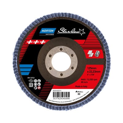 Fächerscheibe Starline 125 mm P80