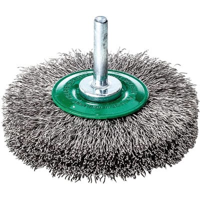 Lessmann Schaft-Rundbürste Edelstahl gew. 40x0,2mm