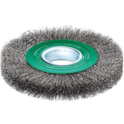 Lessmann Rundbürste rostfrei 125x21/23mm,gewellt 0,3mm