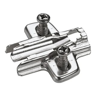 Hettich Möbel-Kreuzmontageplatte, Distanz 3mm, Sensys 8099, 9075057, vernickelt
