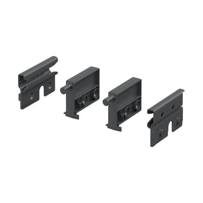 FP - Hettich Tablarbodenarretierung Actro/Quadro 9257727, Set, links/rechts, anthr.