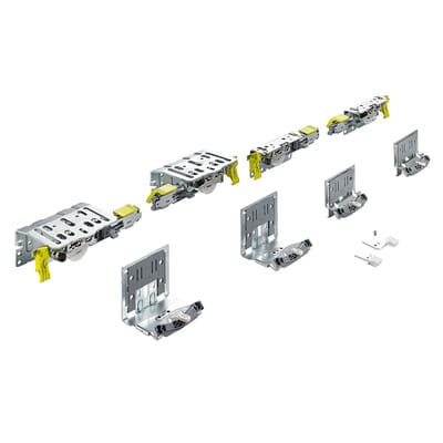 FP - Hettich TopLine xl Schiebetürbeschlag-Set 2000 x 3000, 2-türig 22-30 mm