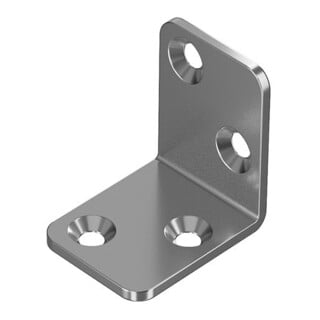 Universalwinkel 31x31mm , Stahl chromatiert