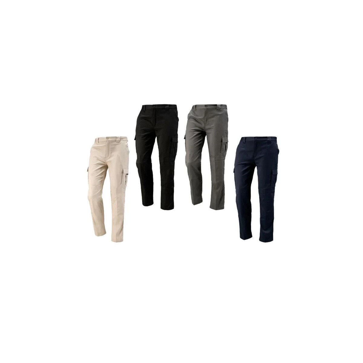 Neri Safety Multitaschenhose Denver Blau Xxl