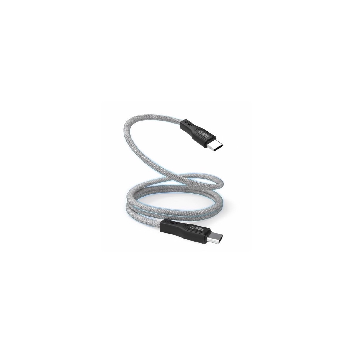 Sgs Usb-c Zu Usb-c-kabel 100w 1 Meter Silber Stpctpc1mtsl