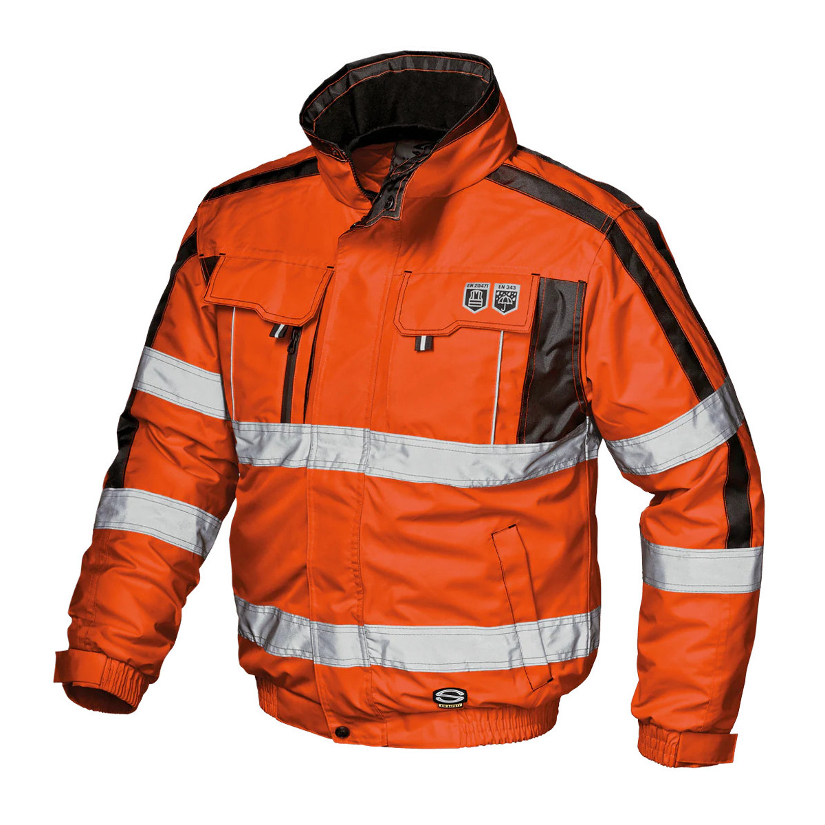 Neri Safety Jacke Gallup 4 In 1 Orange/blau Xxl
