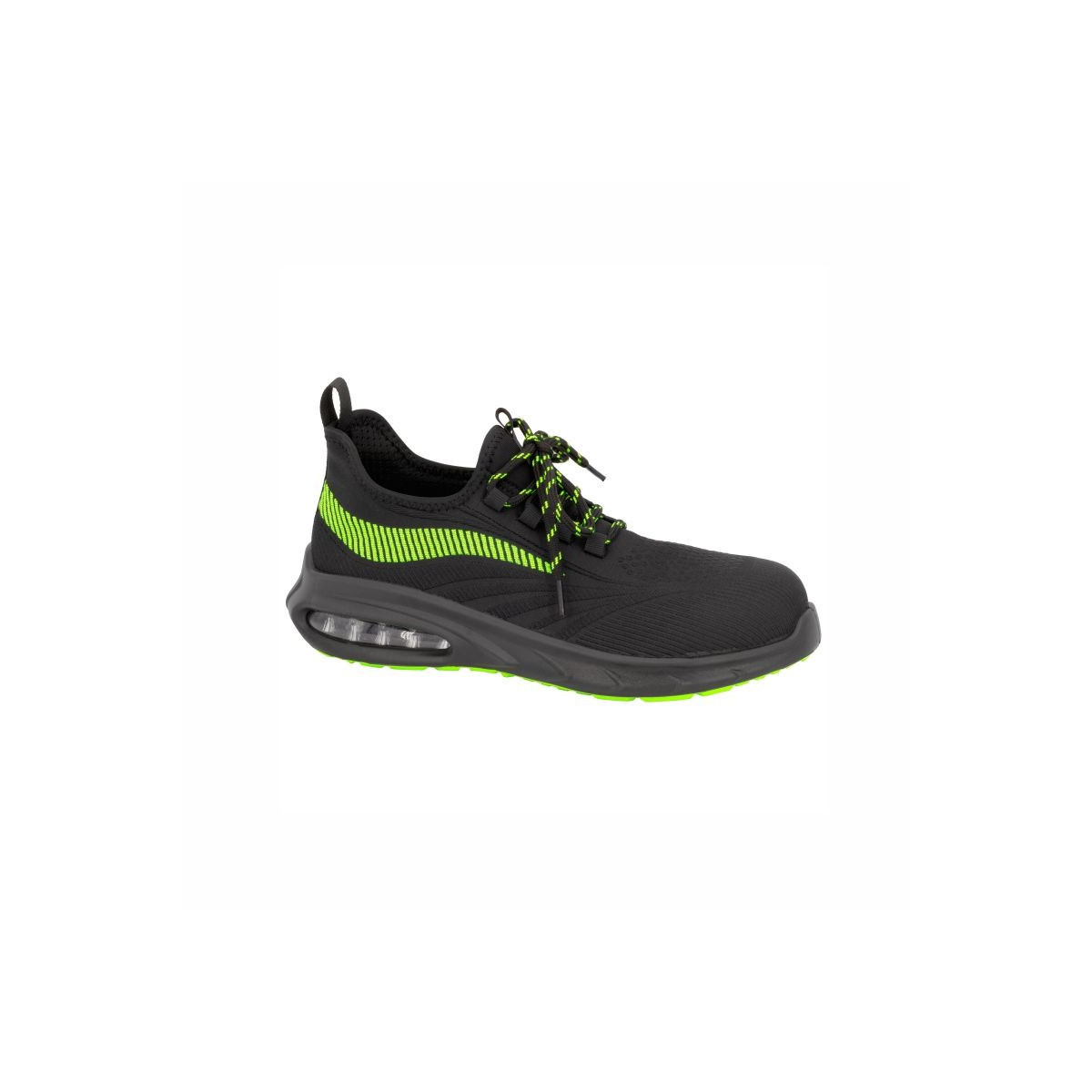 Neri Safety Sicherheitsarbeitsschuh Rush 998 S1 Pl Fo Sr Esd Fine Knit Unisex Schwarz/grün Gr. 38