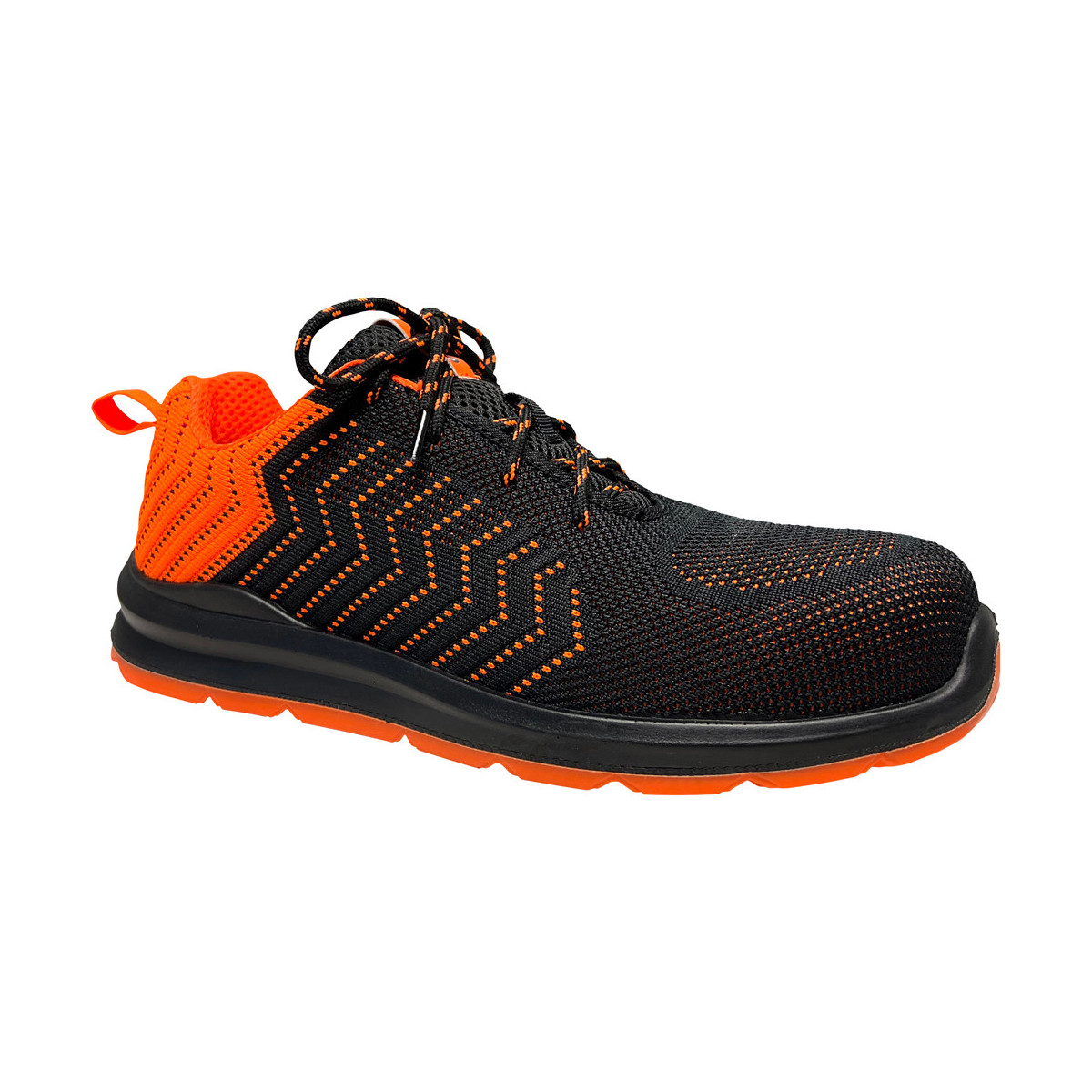 Neri Safety Sicherheitsstiefel Wave S1p Src Mesh-gewebe Schwarz Orange - Größe 39