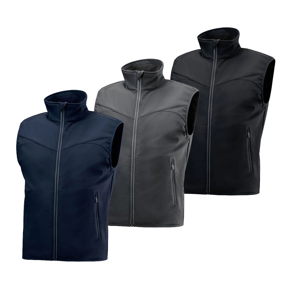 Neri Safety Softshell Weste Jackson Schwarz S