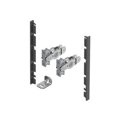 HETTICH AvanTech YOU Frontverbinder Zarge Innenfrontprofil H 139 anthrazit