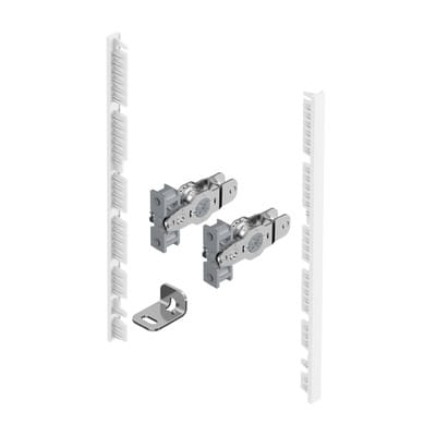 Hettich AvanTech you Frontverbinder Zarge Innenfrontprofil h 187 weiß