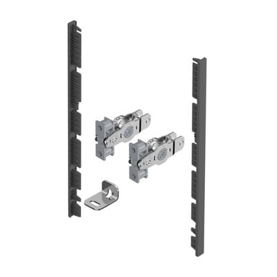Hettich AvanTech you Frontverbinder Zarge Innenfrontprofil h 187 anthrazit