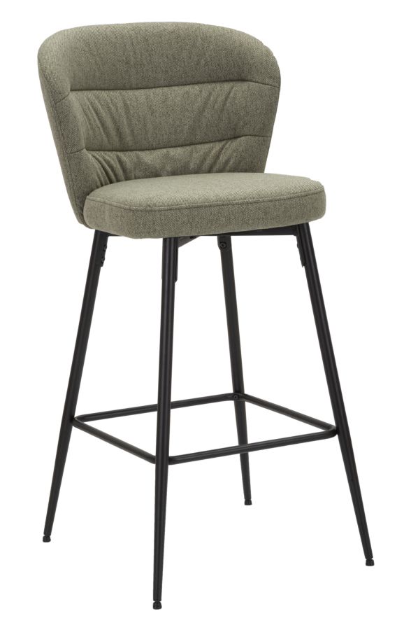 Lausanna Grüne Bar-hocker-set, 2 Stück, Cm 52x59x108