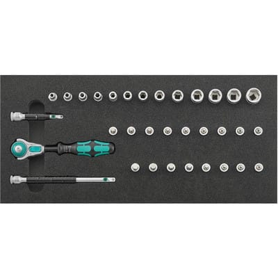 FP - wera Werkzeugmodul 1/3 Steckschl. 1/4',Zyklop und Haltefunktion